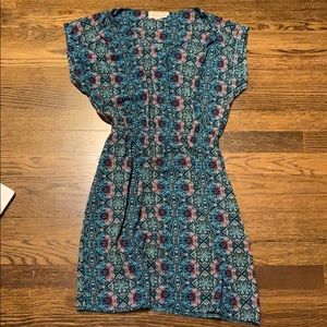 Colorful flowy springtime dress